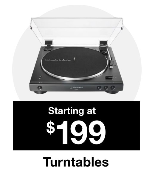 Turntables starting at $199